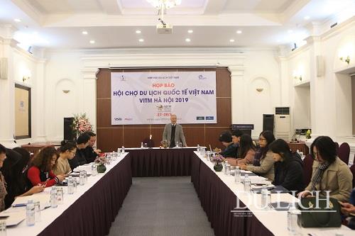 Toàn cảnh buổi họp báo Hội chợ VITM Hà Nội 2019